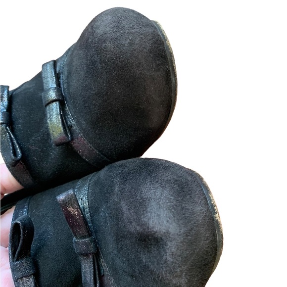 Chie Mihara Black Suede Strap Close Top Pump Heels Size 40 - Picture 17 of 17